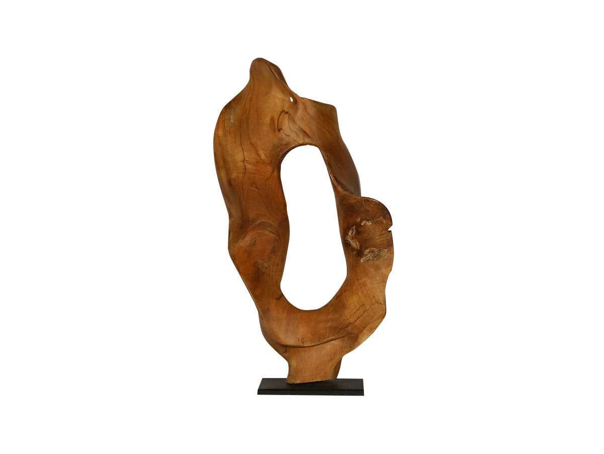 teak wood monument 2310-20